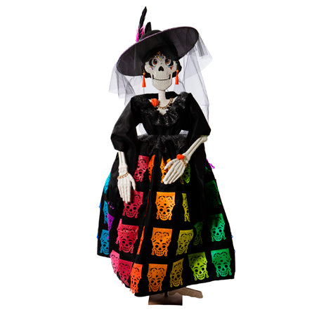Catrina Vestido Papel Picado