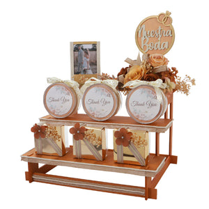 Despachador Nuestra Boda Rústico