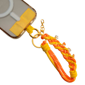 Colgante Para Celular Amarillo-Naranja