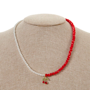 Collar Rojo-Blanco
