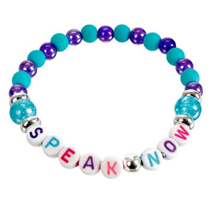 Pulsera Azul/Morado Speak