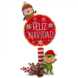 Letrero Feliz Navidad Amigos