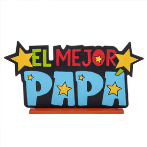 Letrero El Mejor Papá