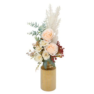 Arreglo Floral Crema