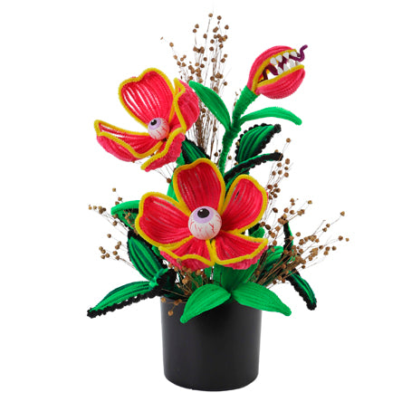 Adorno Planta Carnívora Naranja