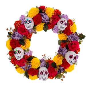 Corona Decorativa Con Craneos