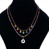 Fantasías Miguel Clave:NT77 Collar Con Dijes Corazón
