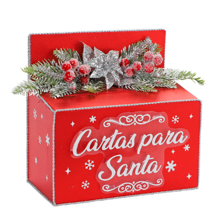 Buzon Navideño Copos De Nieve
