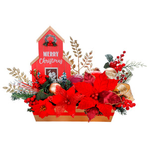 Centro De Mesa Navideño Villa