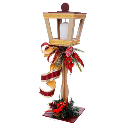 Faro Navideño Con Vela