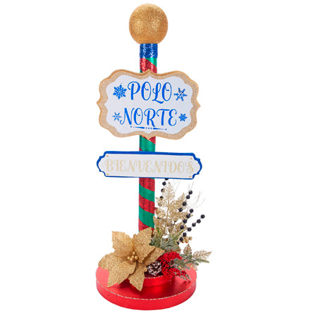 Adorno Letrero Polo Norte
