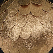 Art.10039 Esfera Piña Metálica 100mm 2pz