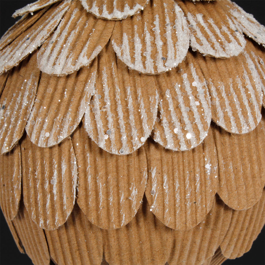 Art.10044 Esfera Piña Nevada 80mm 3pz