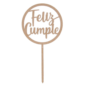 Art.10064 Pick Circ Feliz Cumple 23.5x12