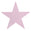 Fantasías Miguel Art.10313 Estrella Colores Metálico 125mm 15g  (aprox 12pz) Rosa Cla Met