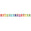 Fantasías Miguel Art.10325 Banderín Happy Birthday 28x18cm 15pz Multi-Color