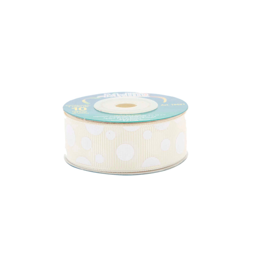 LIST POPOT C/PUNT BLC 23MMX10M color Marfil