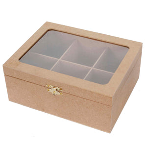 Art.10554 Caja C/Broche6 Div 9.5x24x19cm