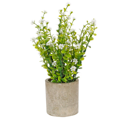 Fantasías Miguel Art.10581 Planta Con Flor Base Fina 25cm 1pz