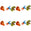 Fantasías Miguel Art.10604 Banderín Dinos x12 18x20cm 1pz Multi-Color