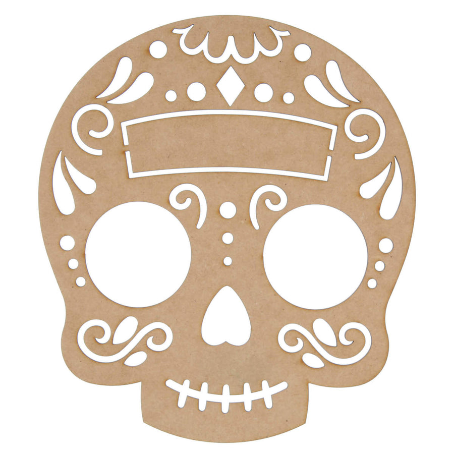 Art.10694 Calavera Calada 25x22cm
