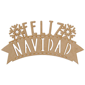 Art.10792 Let Feliz Navidad Copo 16x30cm