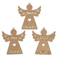 Art.10807 Angel Deseos 13x11cm B/3pzs