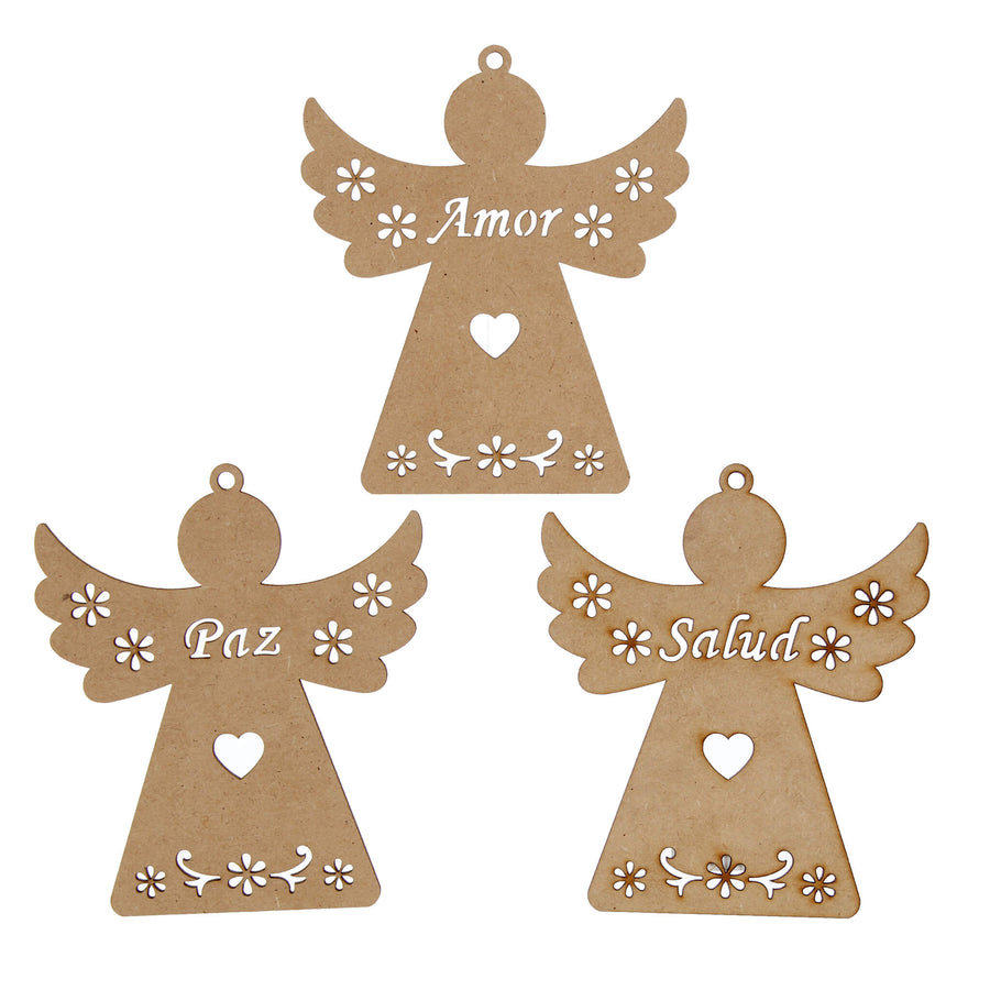 Art.10807 Angel Deseos 13x11cm B/3pzs
