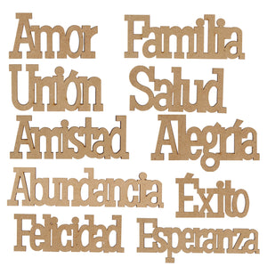 Art.10809 Mini Deseos 3cm B/10pzs