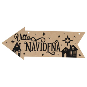 Art.10821 Flecha Frase Navidad 25x50cm