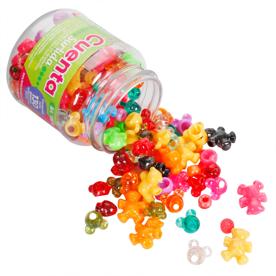 Art.10878 Bote De Cuentas Surtidas 130g 1pz