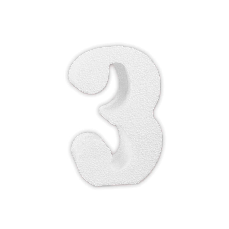 NUMEROS UNICEL ANCHOS 20X7.5CM color 3