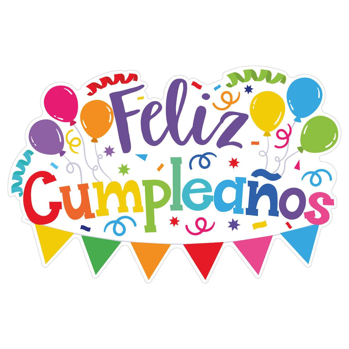 Letrero Feliz Cumpleaños 45x68cm | Fantasias Miguel – Fantasías Miguel