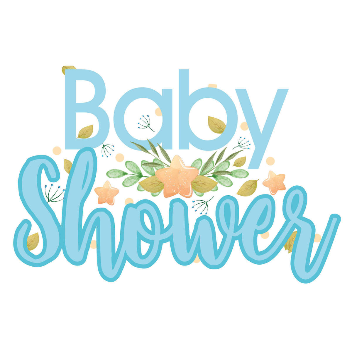 Letrero Baby Shower 45x68cm  Fantasias Miguel – Fantasías Miguel