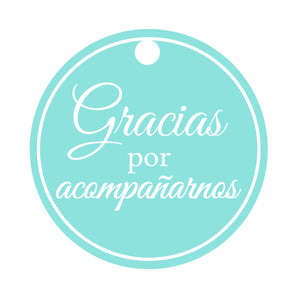 Art.11139 Tarjeta Gracias 3.5cm  24pz