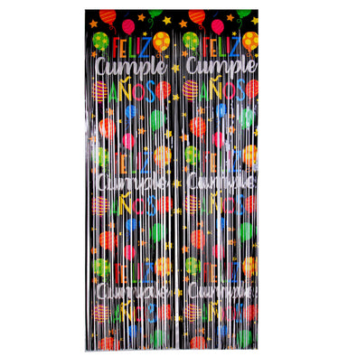 Fantasías Miguel Art.11140 Cortina Feliz Cumpleaños Impresa 2x1m 1pz