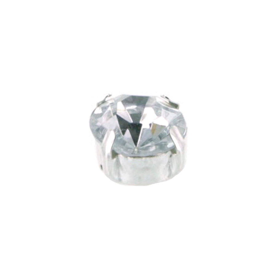 Art.11271 Piedra Acrílica Con Casquillo Redondo