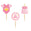 Fantasías Miguel Art.11483 Pick Es Niña/Niño 9cm 12pz Rosa