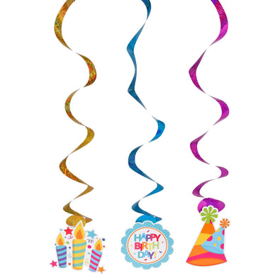 Fantasías Miguel Art.11485 Espirales Happy Birthday  3pz