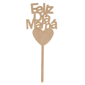 Art.11492 Pick Feliz Dia Mama 25x10cm