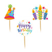 Fantasías Miguel Art.11493 Pick Happy Birthday 9cm 12pz