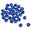Fantasías Miguel Art.1360 Cuenta Plástica Ojo Turco 6mm 100pz Azul Obscuro