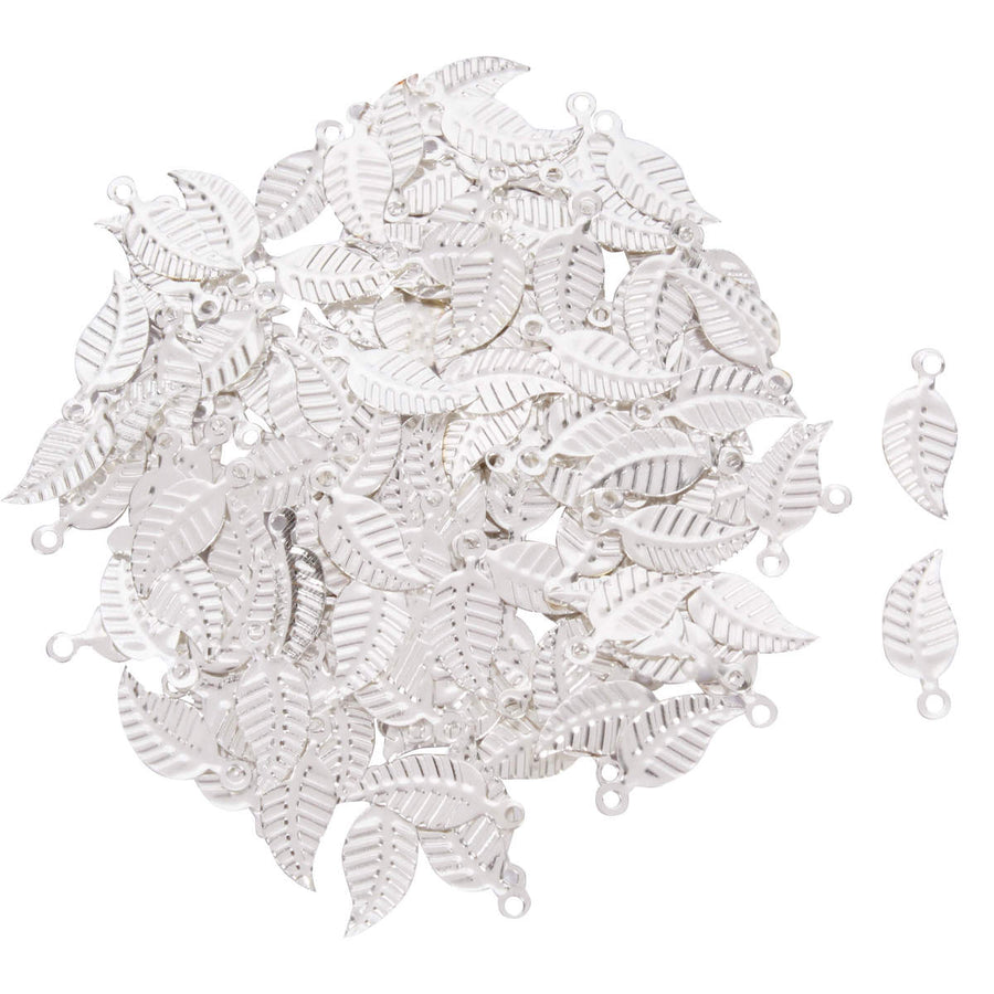 Art.1644 Dijes Grandes De Metal Color Plata