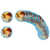 Fantasías Miguel Art.1955 Tarjeta 1ra. Comunión 3.5cm 24pz