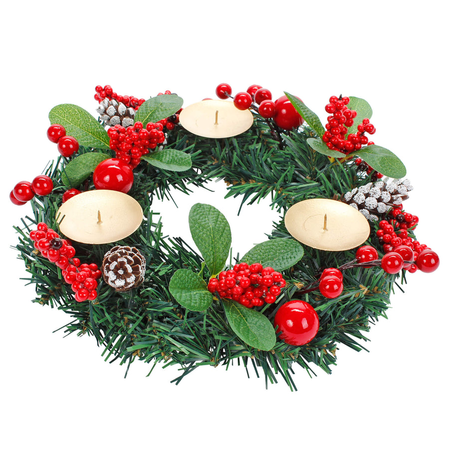 Centro De Mesa Navidad Decorado 31cm 1pz