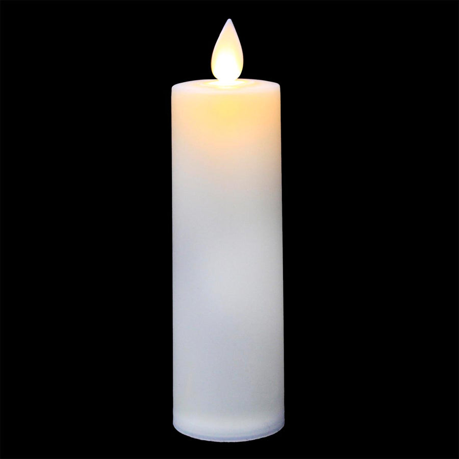 Art.2511 Velas Con Luz Led   (Cada Pieza Incluye 1 Bateria reemplazable) 14x3.8cm 2pz