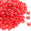 Fantasías Miguel Art.2555 Cuenta Mk Redonda Transparente 14x10mm 1000pz Rojo