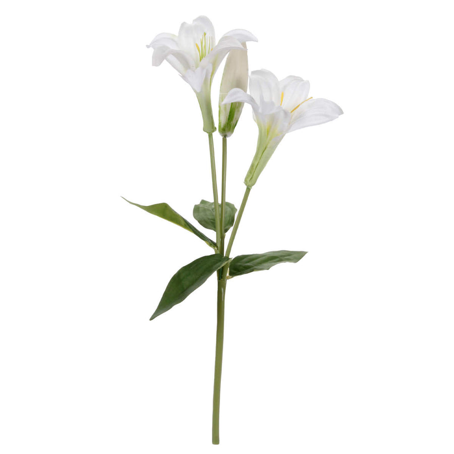 Art.2709 Flor Lily Campana 2 Flores, 1 Botón