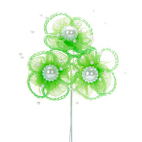 Art.2975 Ramito Flores Con Perlas X3 Flores