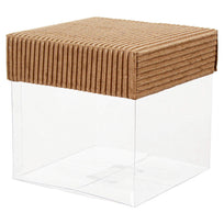 Art.3023 Caja Pvc Cuadrada Con Cartón